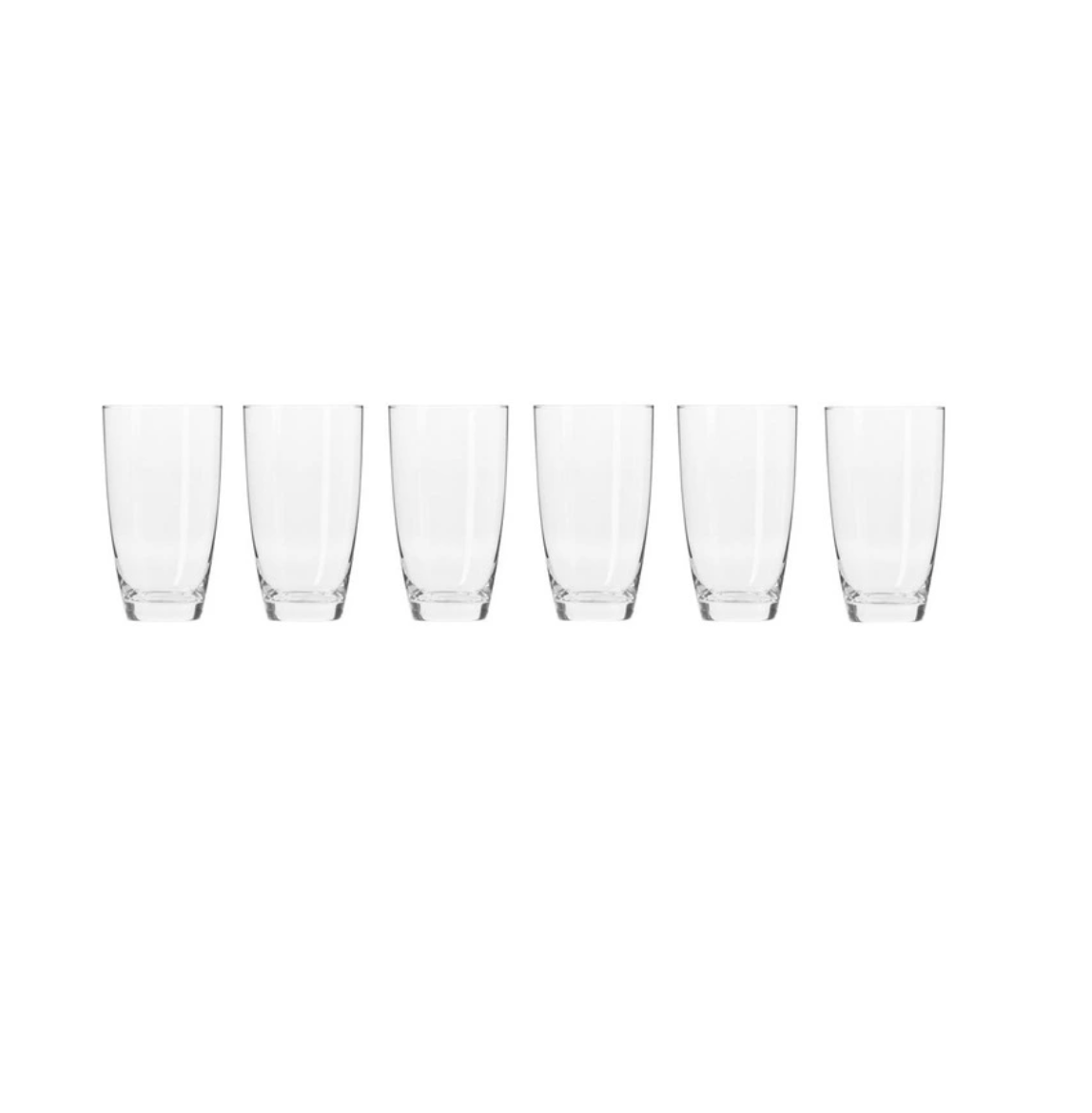 Krosno Harmony Hiball Set Gift Boxed 6 Piece 500ml in Clear